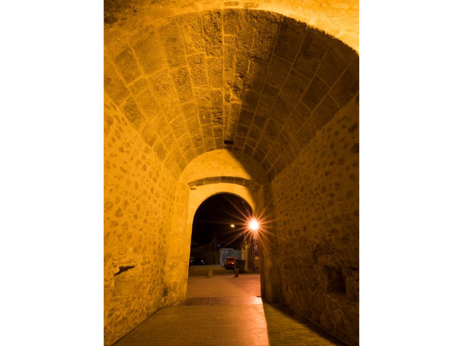 Portal de Valencia nocturno 1