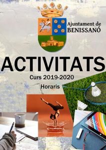 Activitats 2019 ajuntamen benissanó